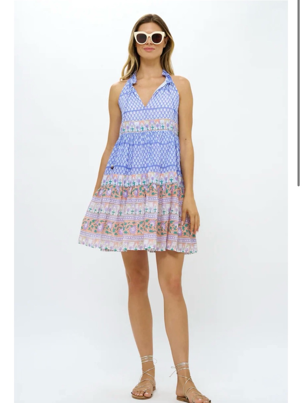 OLIPHANT SLEVELESS TIERED SHORT- CAMPANIA PERI